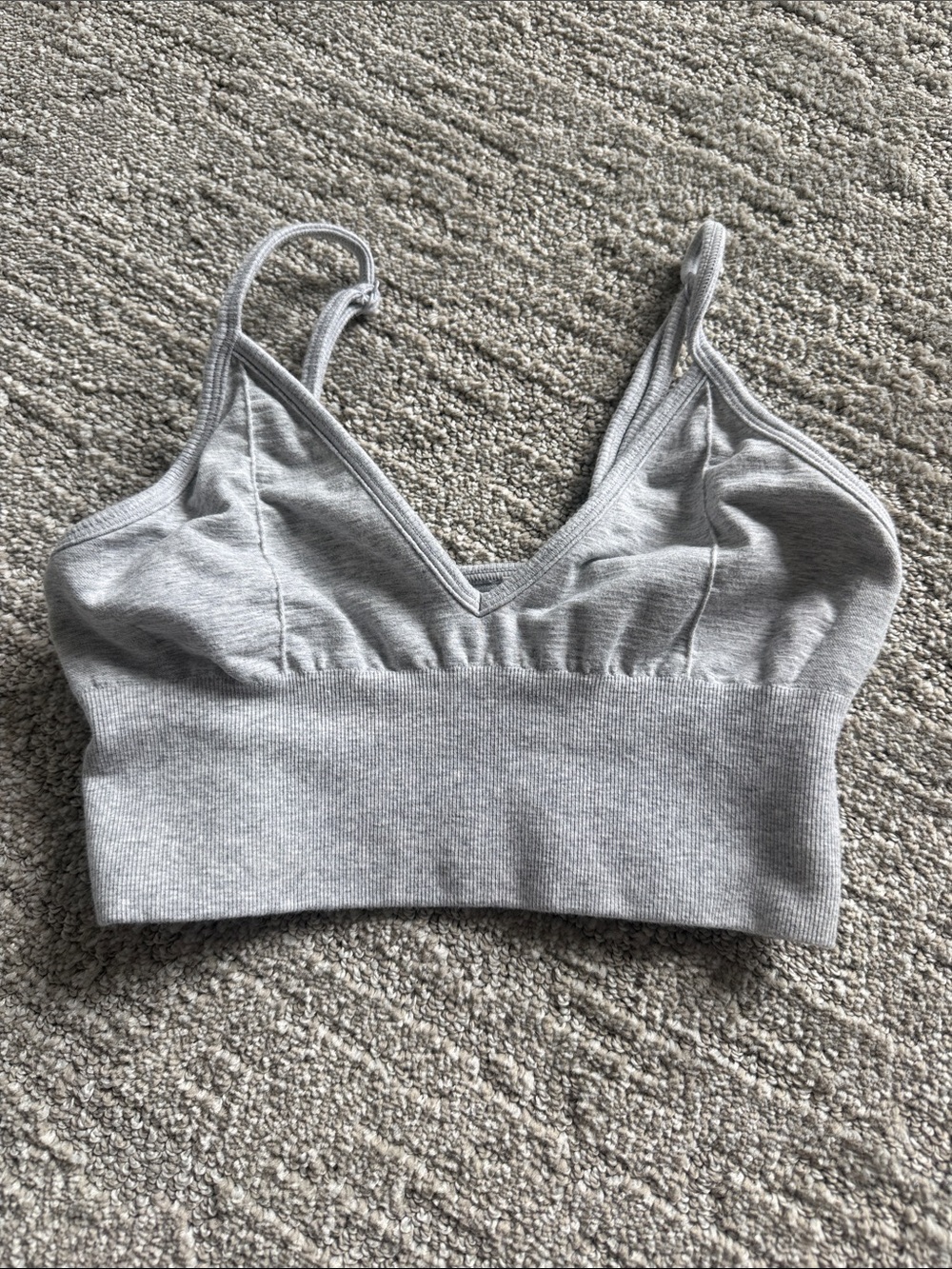 Sports bra Light Heather Grey